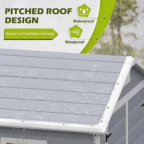 6 X 4 FT Resin Outdoor Storage Shed M38846