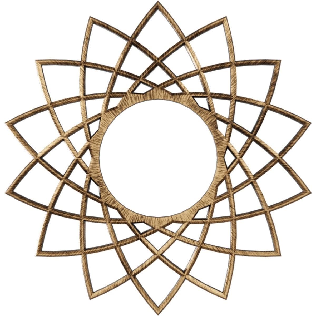 40x22OD x 15 3/8x22ID x 1x22P PVC Pierced Ceiling Medallion S619