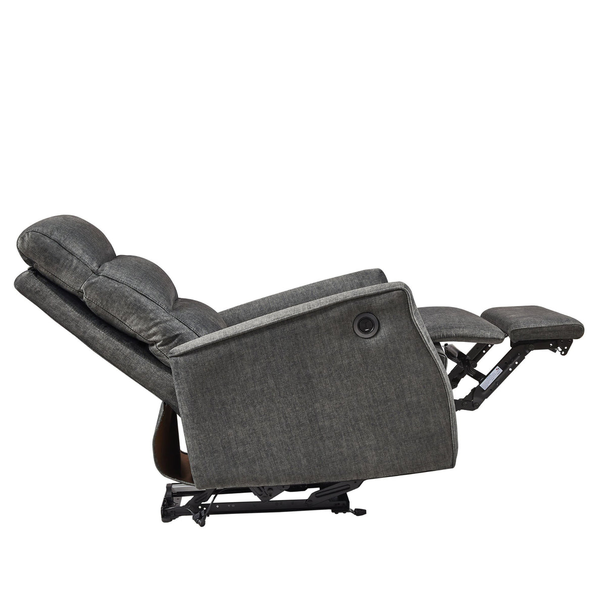 Gray Power Recliner Chair J3333