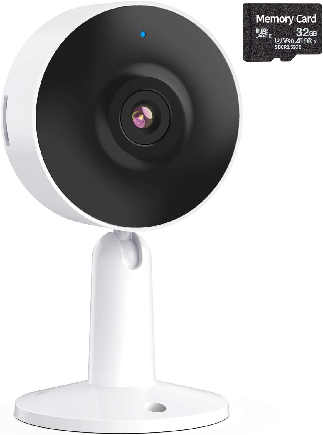 Indoor Home Security Camera 2-Pack, 1080P Full HD, Night Vision, Two Way Audio H18558