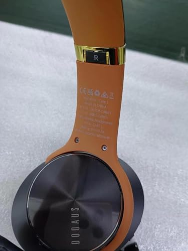 Bluetooth Headphones Over Ear, 90 Hours Playtime, Wireless, Noise Isolating, HiFi Stereo, Black Q55175