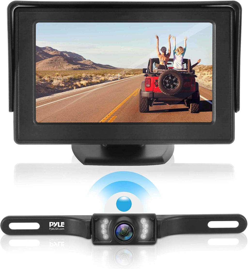 Waterproof Wireless Rear View Camera with 4.3” Color LCD Display S38920