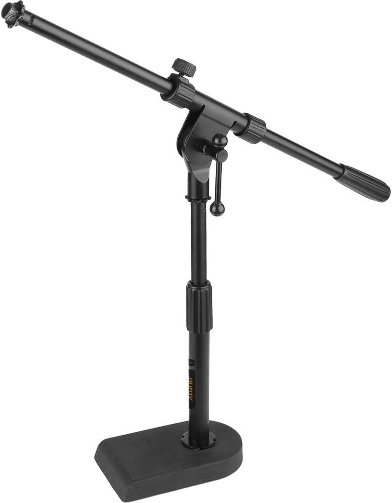Black Dynamic Capture Mic with Microphone Stand & XLR Cable X92744
