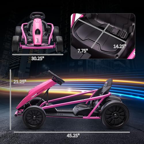 White 24V Electric Go Kart T8610