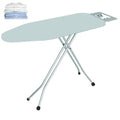 Heat Resistant Folding Ironing Board Set with Retractable Iron Rest P284