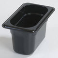 Black Food Pan Set of 6 P4688