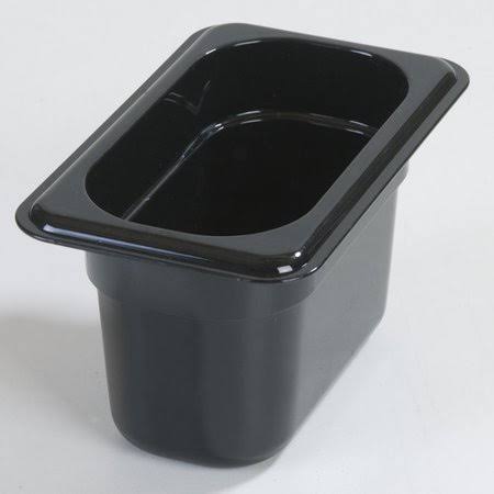 Black Food Pan Set of 6 P4688
