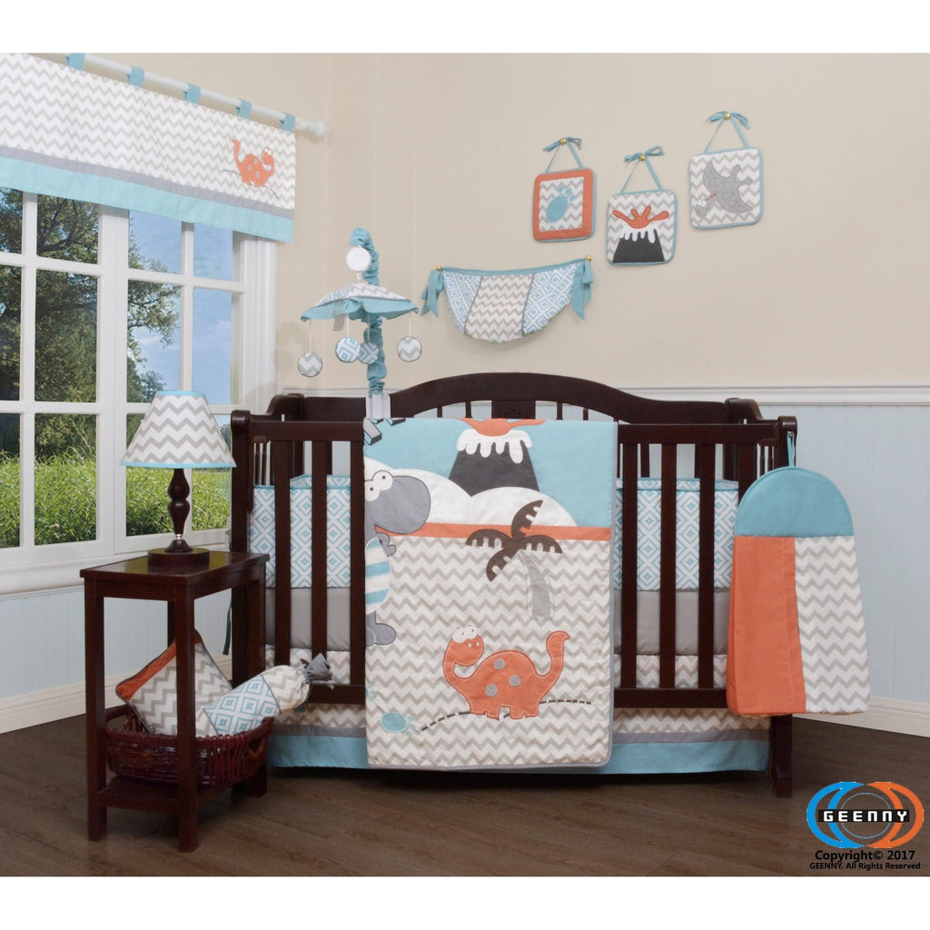 13 Piece Nursery Crib Bedding Set H211007