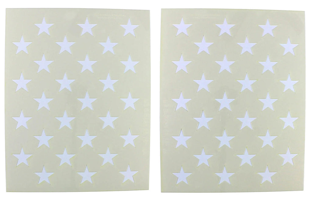 50 Star Field Stencils 2 Pc Set 14 Mil 25.75"L D352161