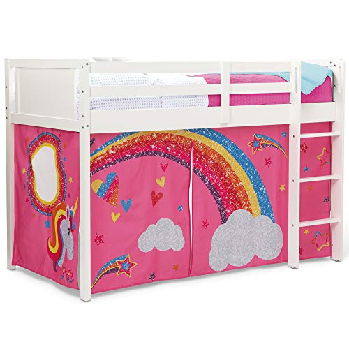 Loft Bed Tent Curtain Set for Low Twin P176