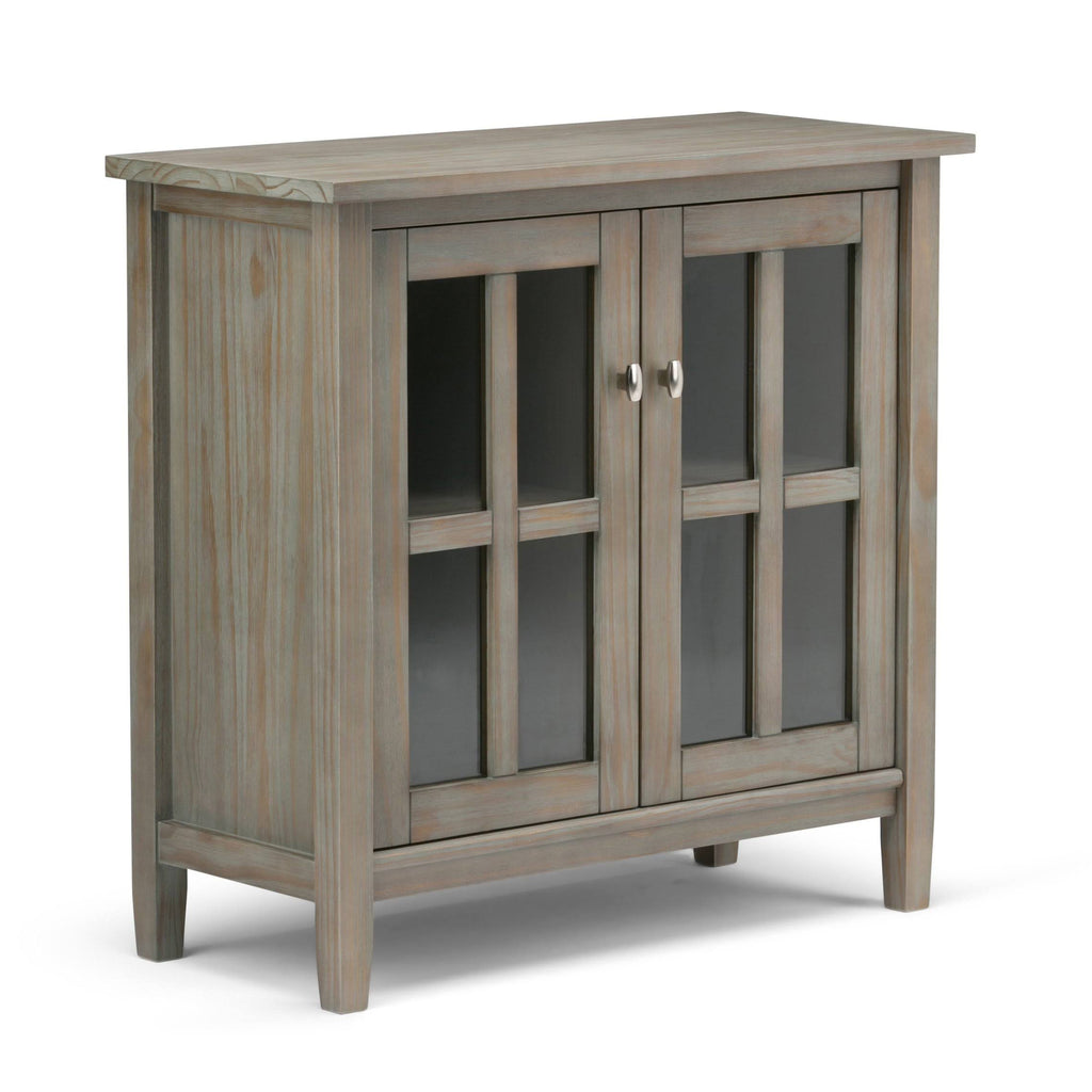 Distressed Grey Low Storage Cabinet O86214