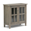 Distressed Grey Low Storage Cabinet O86214
