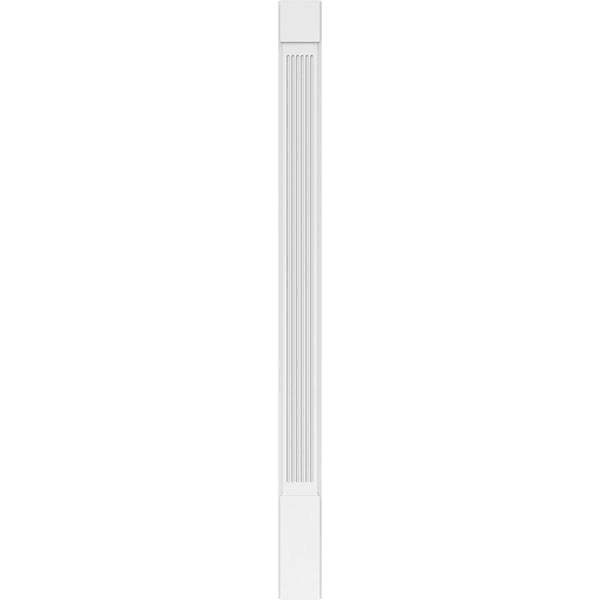 Fluted PVC Pilaster with Capital & Base (Pair) G994549