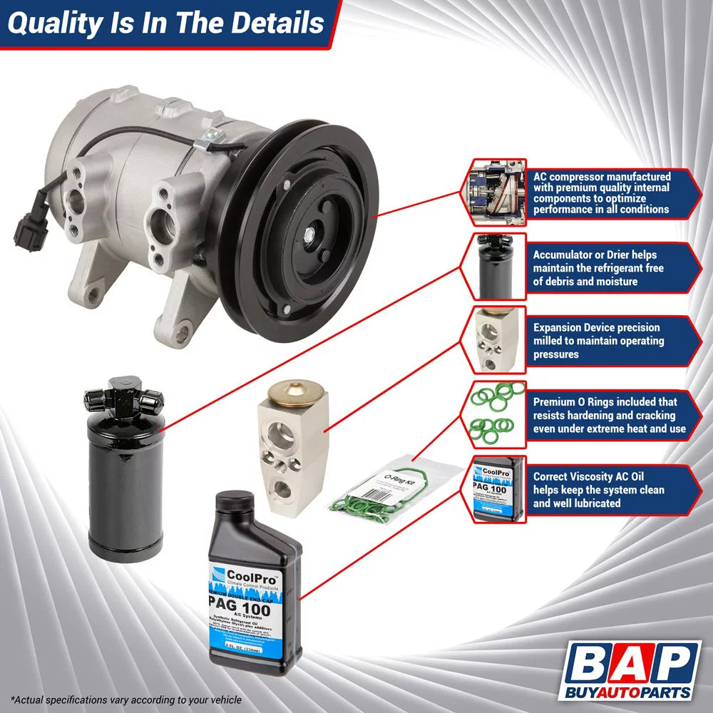 AC Compressor & A/C Repair Kit J777641