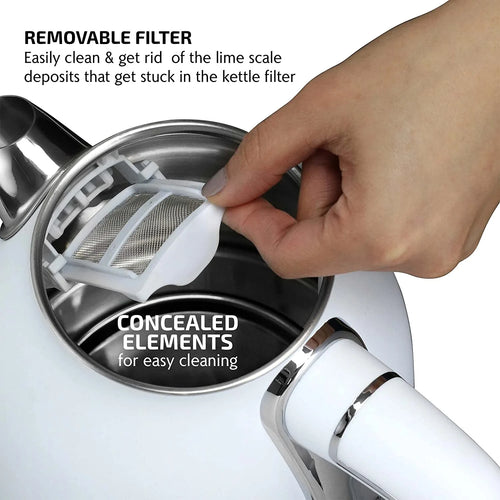 1.7 L Stainless Steel Electric Hot Water Kettle Z9282