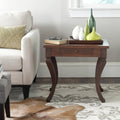Brown One Drawer Storage Side Table I72801