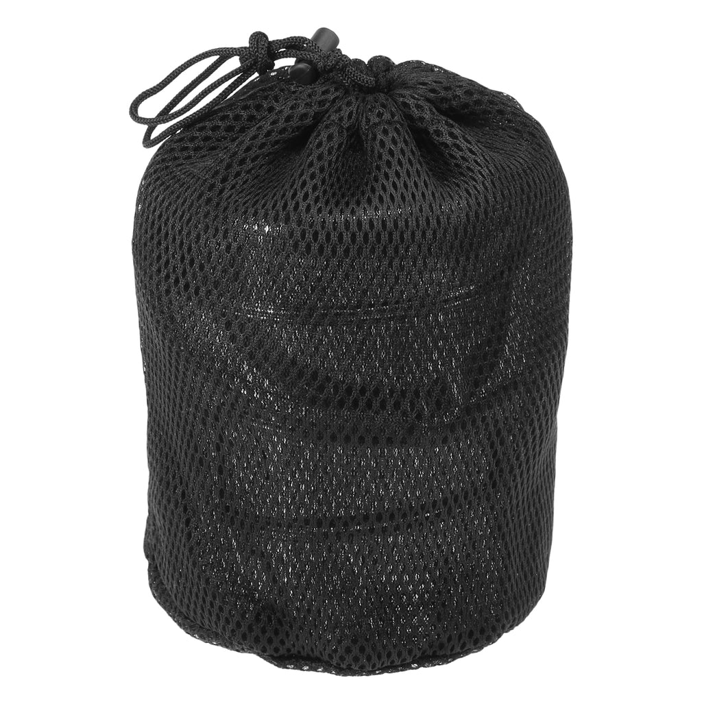 1L Stainless Steel Portable Camping Pot with Foldable Handle Z782