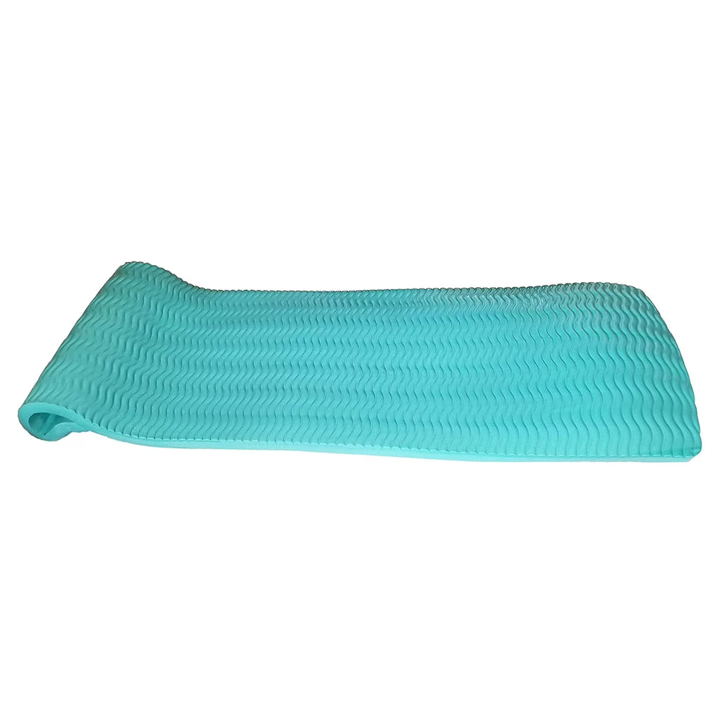 Seafoam Blue Foam Swimming Pool Lounger Mat J76211