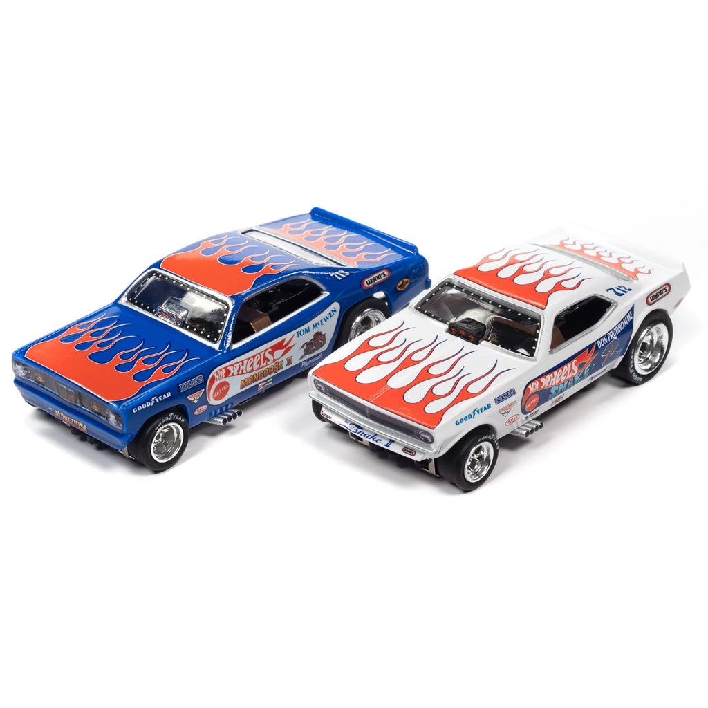 13' Dragstrip Slot Car Set with 2 Variable Speed Cars G376