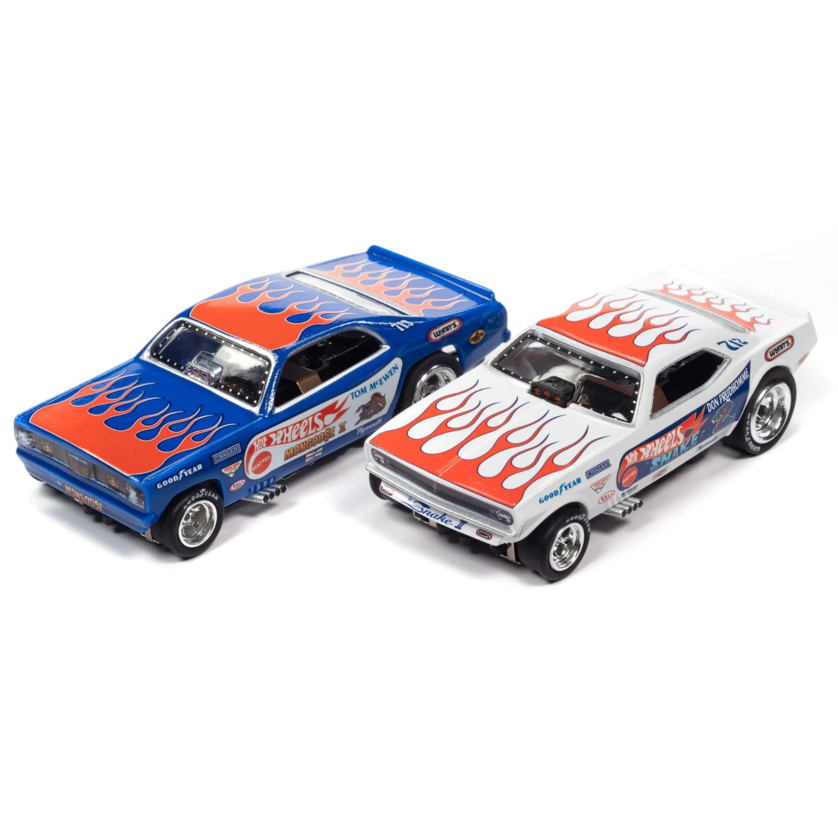 13' Dragstrip Slot Car Set with 2 Variable Speed Cars G376