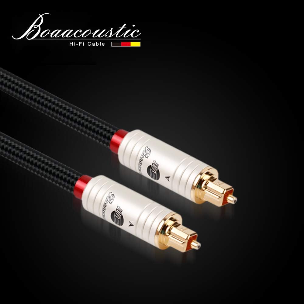 Fiber Optical Audio Cable Toslink Male to Male 6ft J989