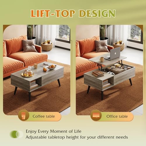 Lift Top Coffee Table with Storage W21725