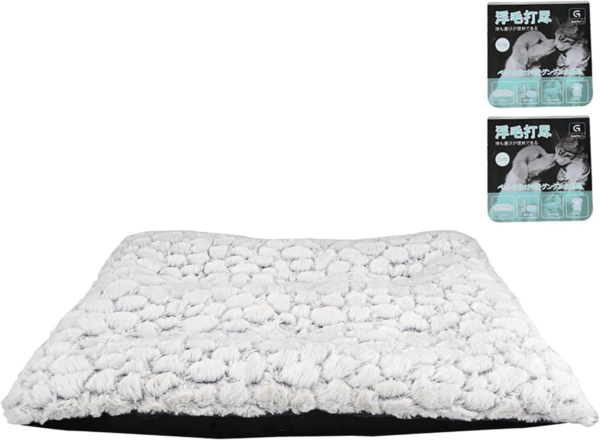 Ultra Soft Washable Anti-Slip Dog Crate Bed Pad 40inch White Pack of 2 Y3363