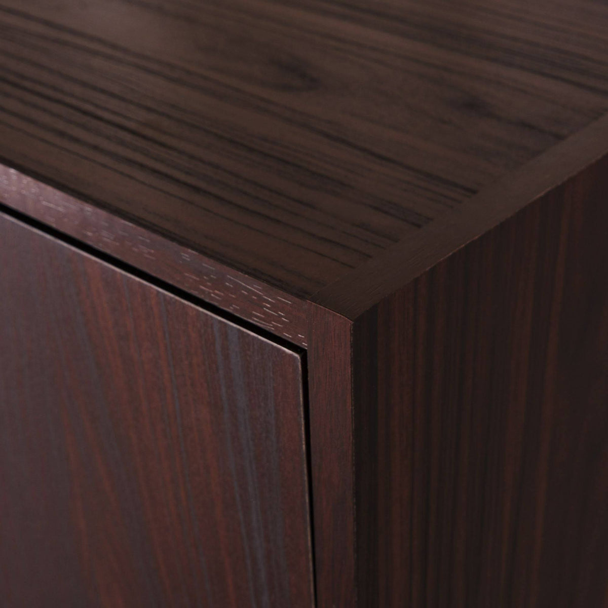 2-Piece Coffee Brown Desk and Bookcase V764