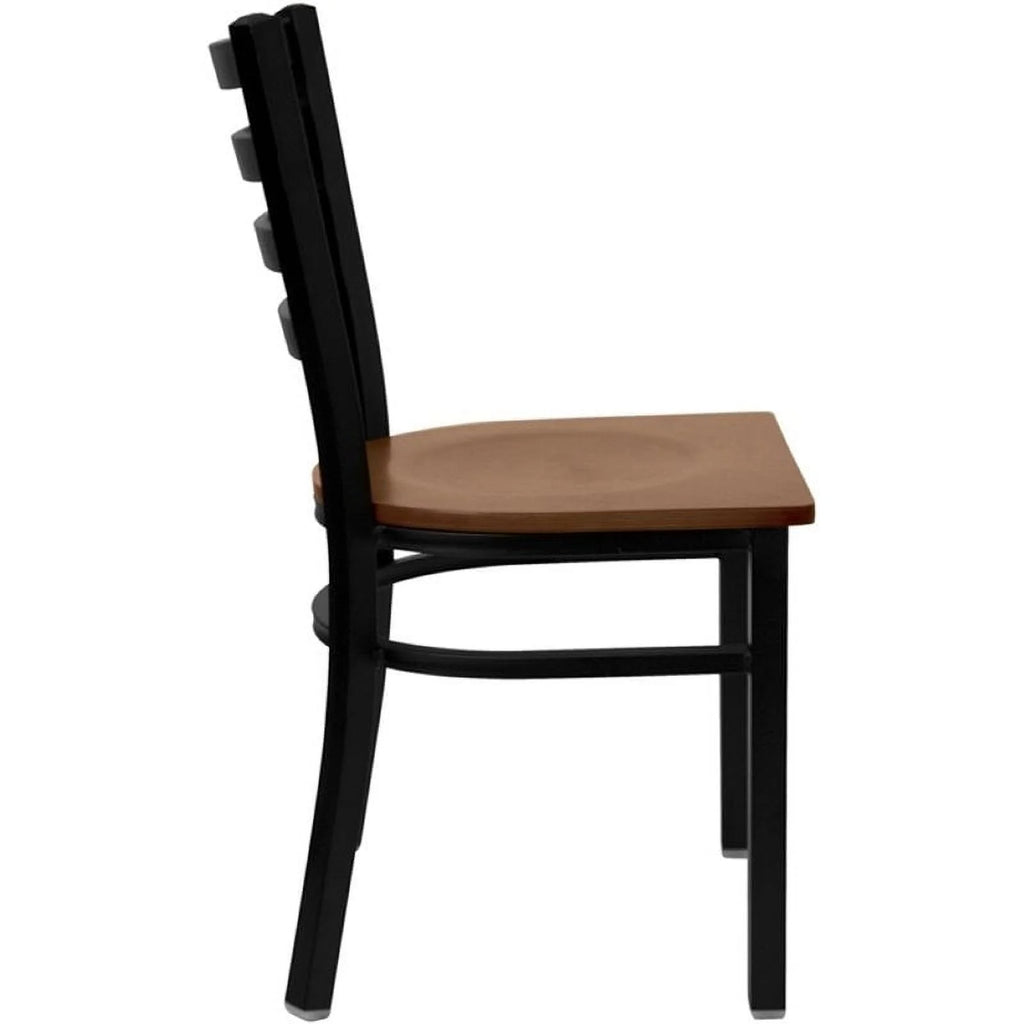 Modern Metal Ladder Back Dining Chair Y411326