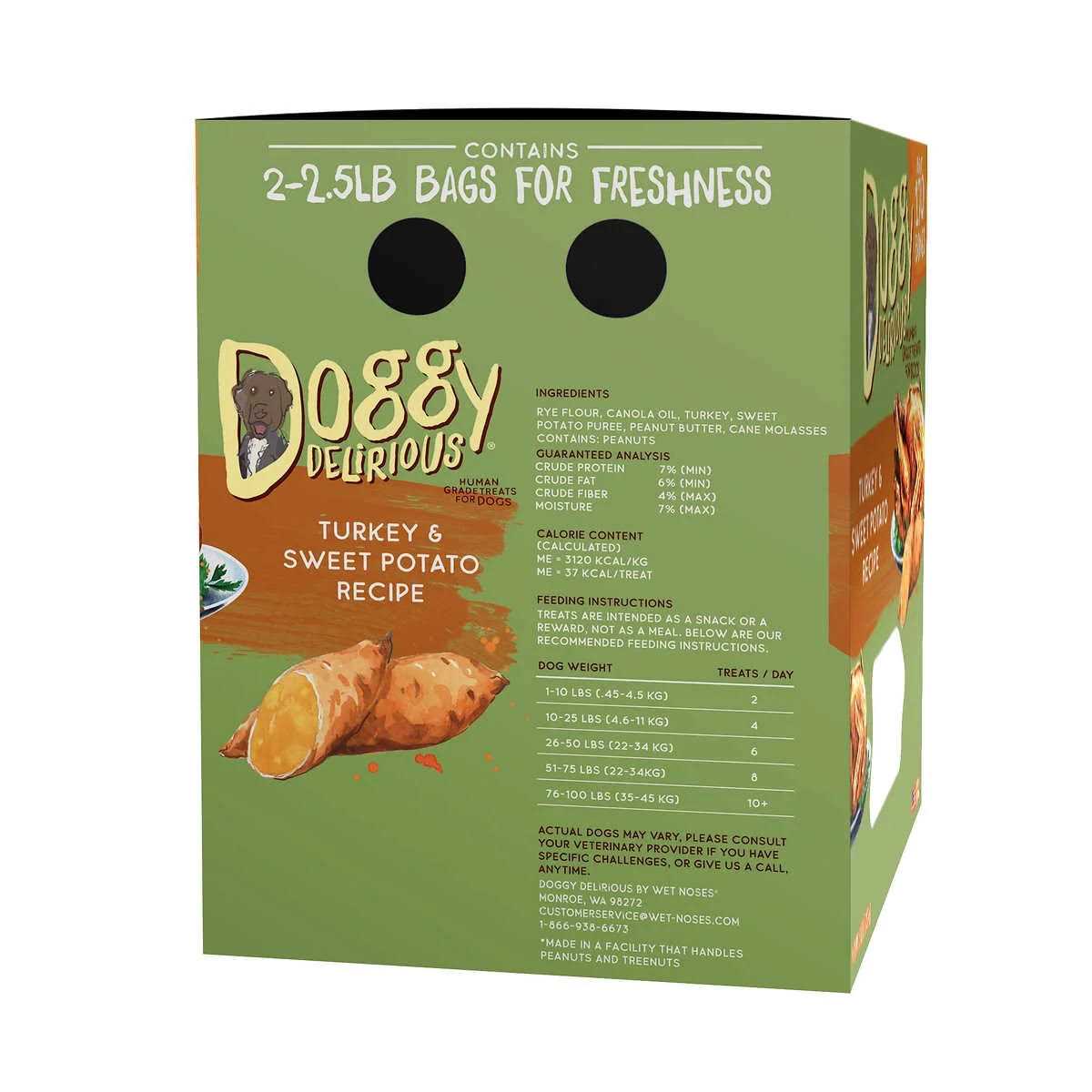 Turkey and Sweet Potato Flavor Dog Treats N9154