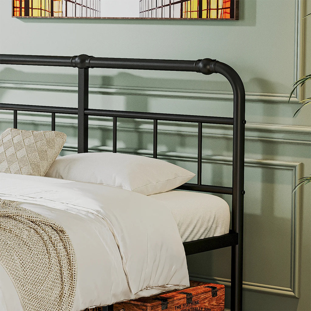 King Bed Frame with Headboard and Footboard X927805