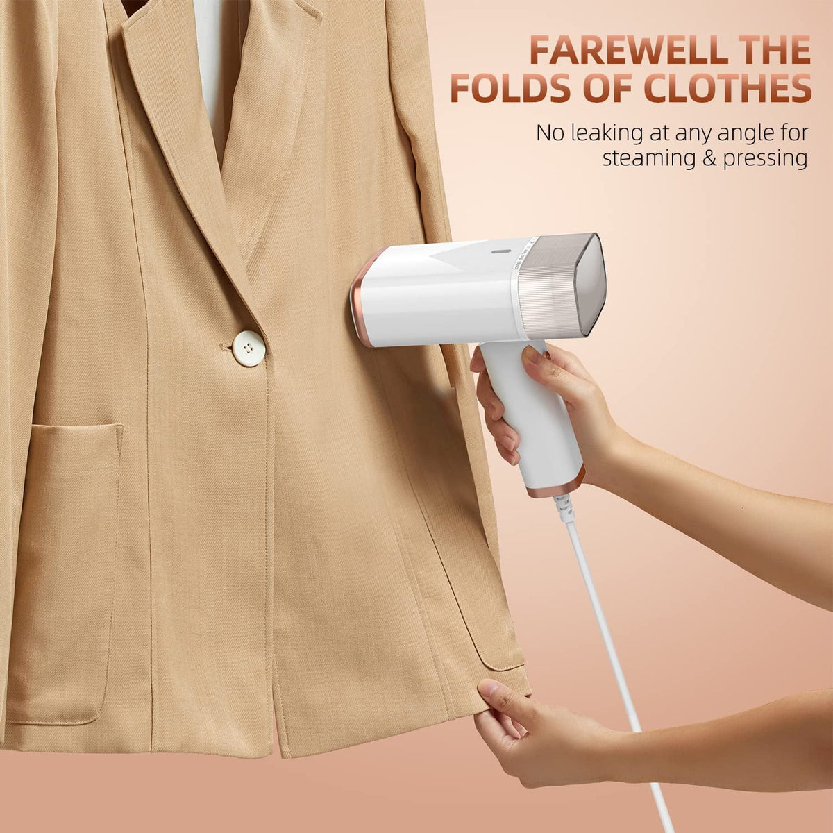 Portable Foldable Handheld Clothes Steamer 1000W 120ml A8600