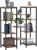 4 Tier Wood and Metal Bookshelf Y26893