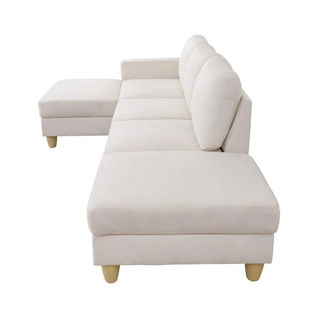 Cream White Sectional Sofa Y9953