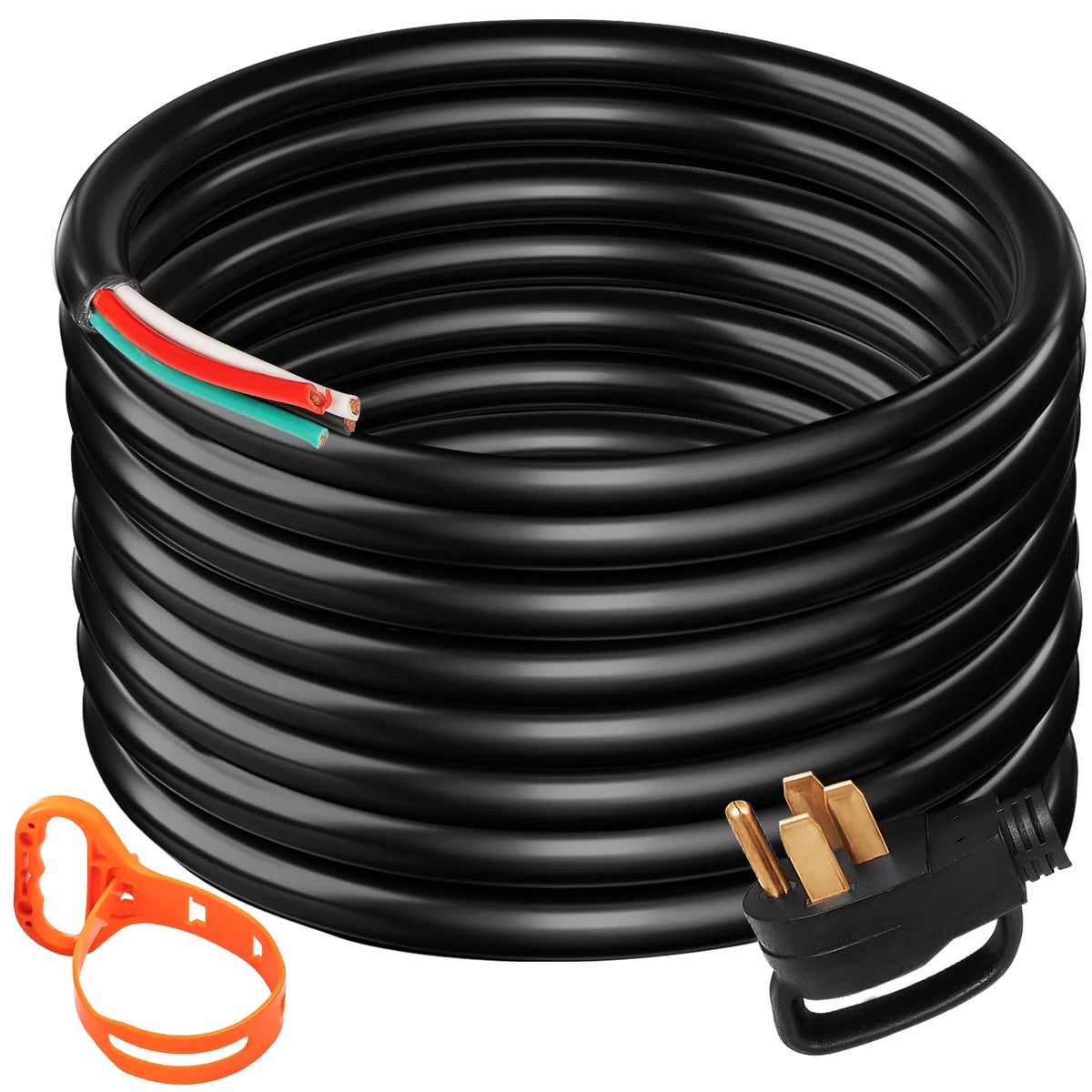 25ft 50Amp STW 6/3+8/1 Electrical Power Cord Z6778