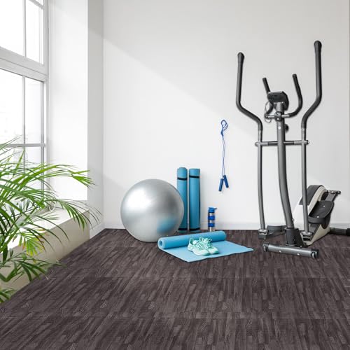 Wood Grain EVA Interlocking Floor Mats with Borders G95471