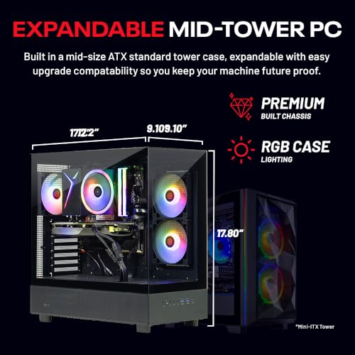 Desktop PC, Ryzen 5 9600X 3.9 GHz, RTX 5060 Ti 16GB, 1TB Gen4 NVMe SSD, 16GB DDR5 RAM 5200, 650W Gold PSU, Win 11 I12246