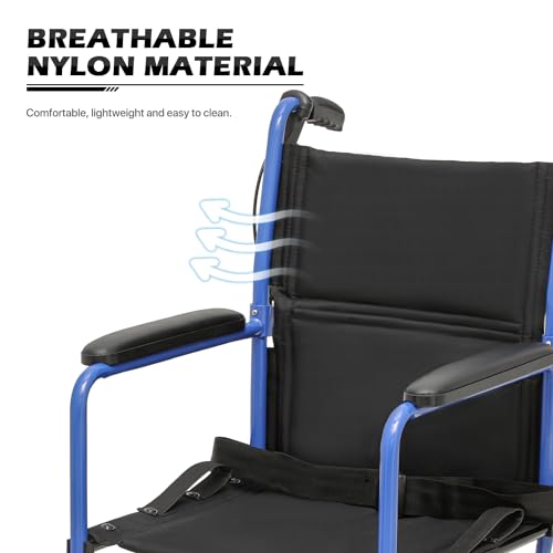 Lightweight 16 Inch Seat Wheelchair with Locking Hand Brakes K413457