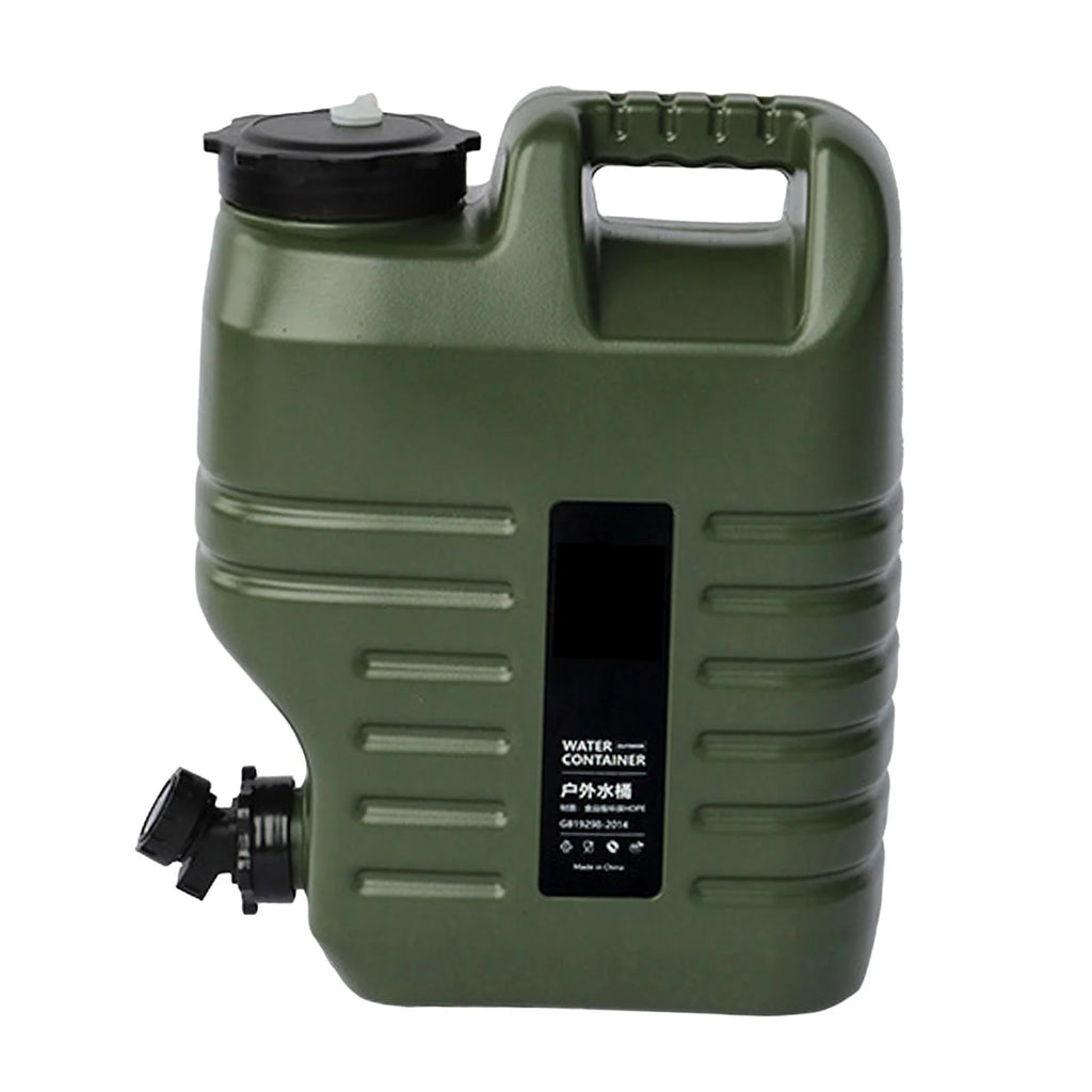 Green 18L Camping Water Storage Jug with Spigot M57341