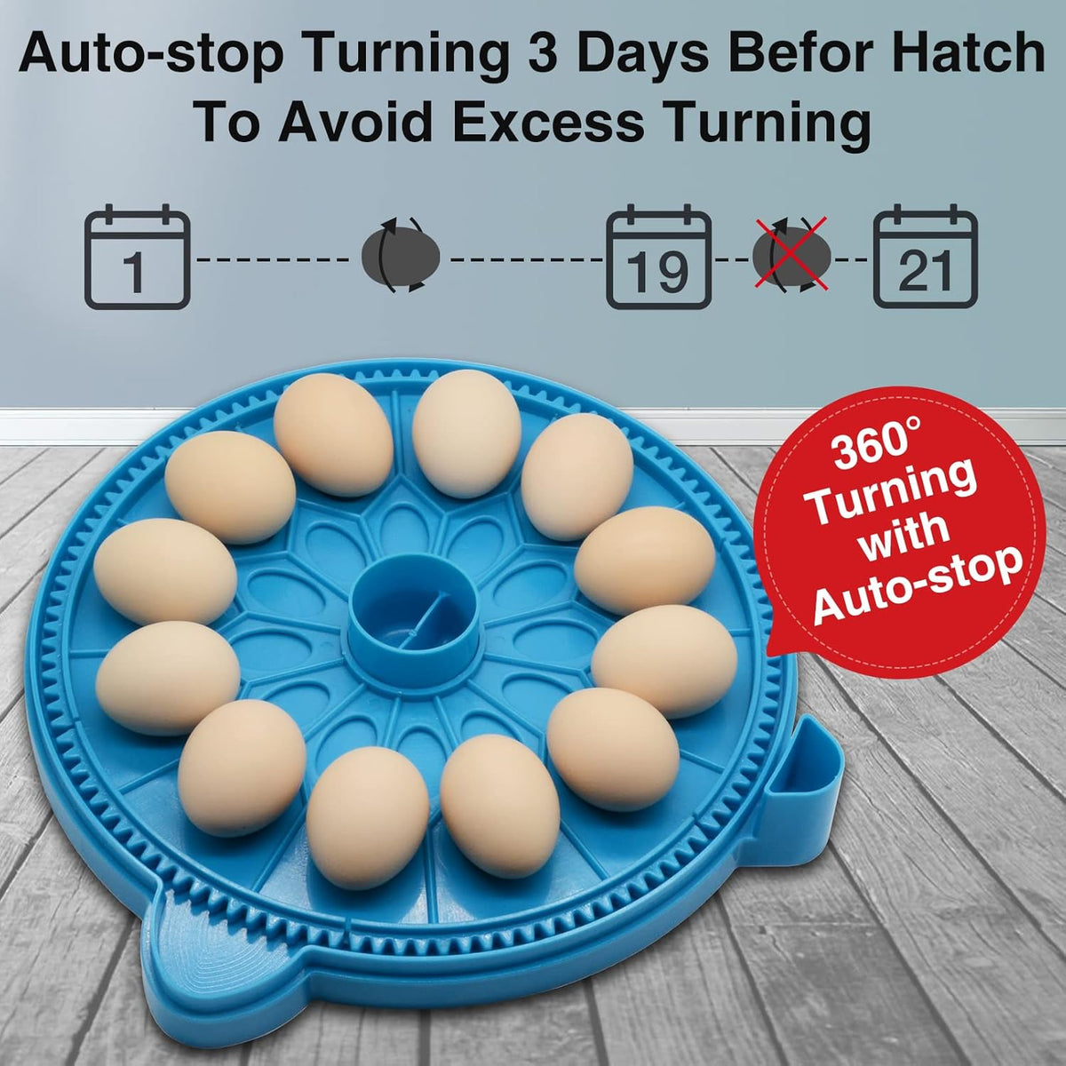 2 Pc Automatic Egg Incubator with Humidity Display Q4326