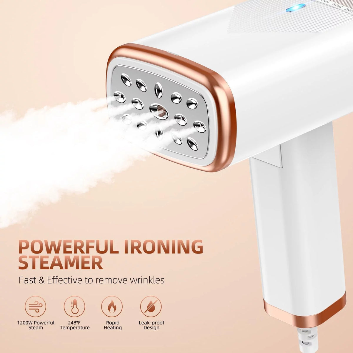 Portable Foldable Handheld Clothes Steamer 1000W 120ml A8600