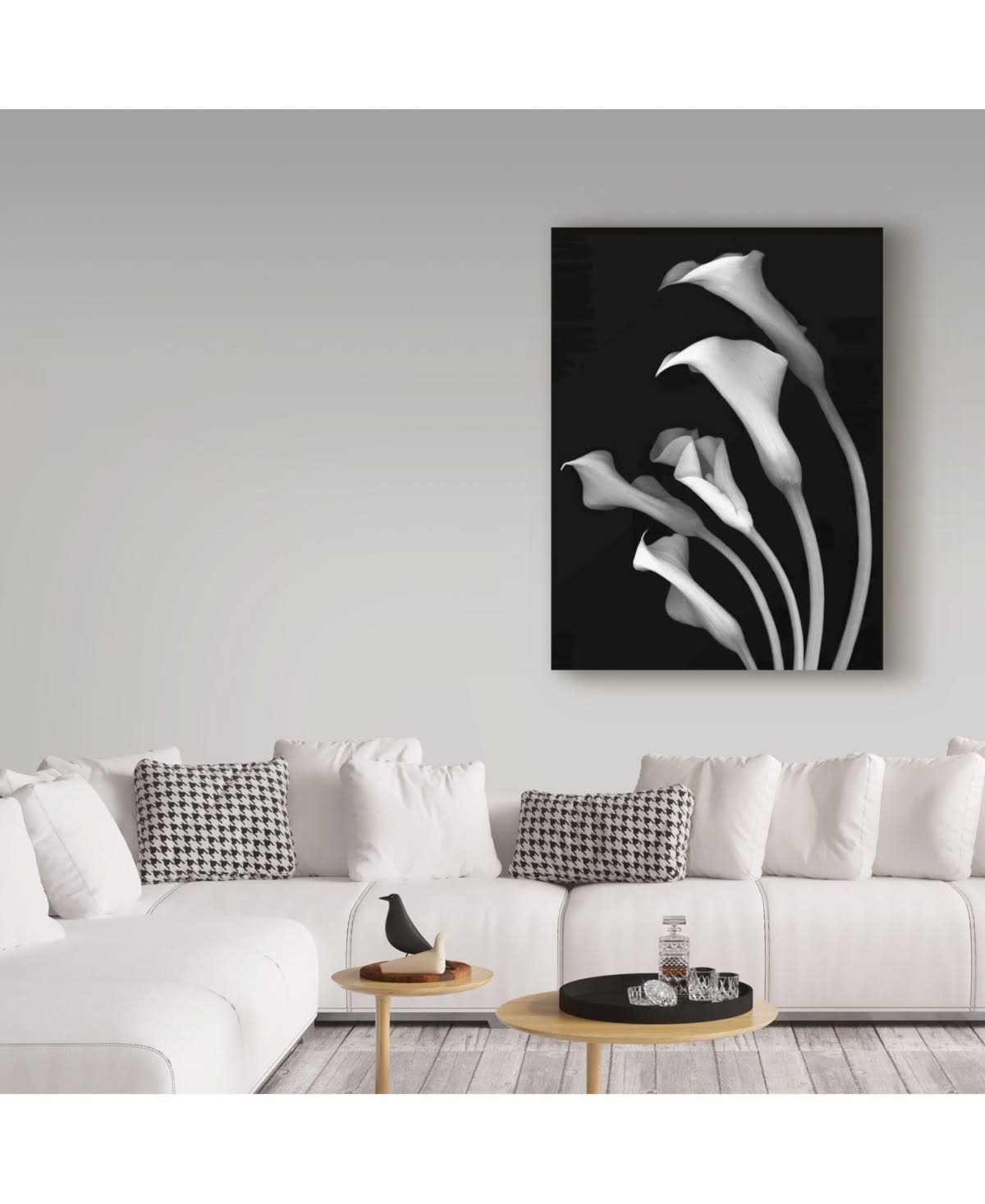 Black and White Canvas Art 35 in. W x 47 in. H P8129