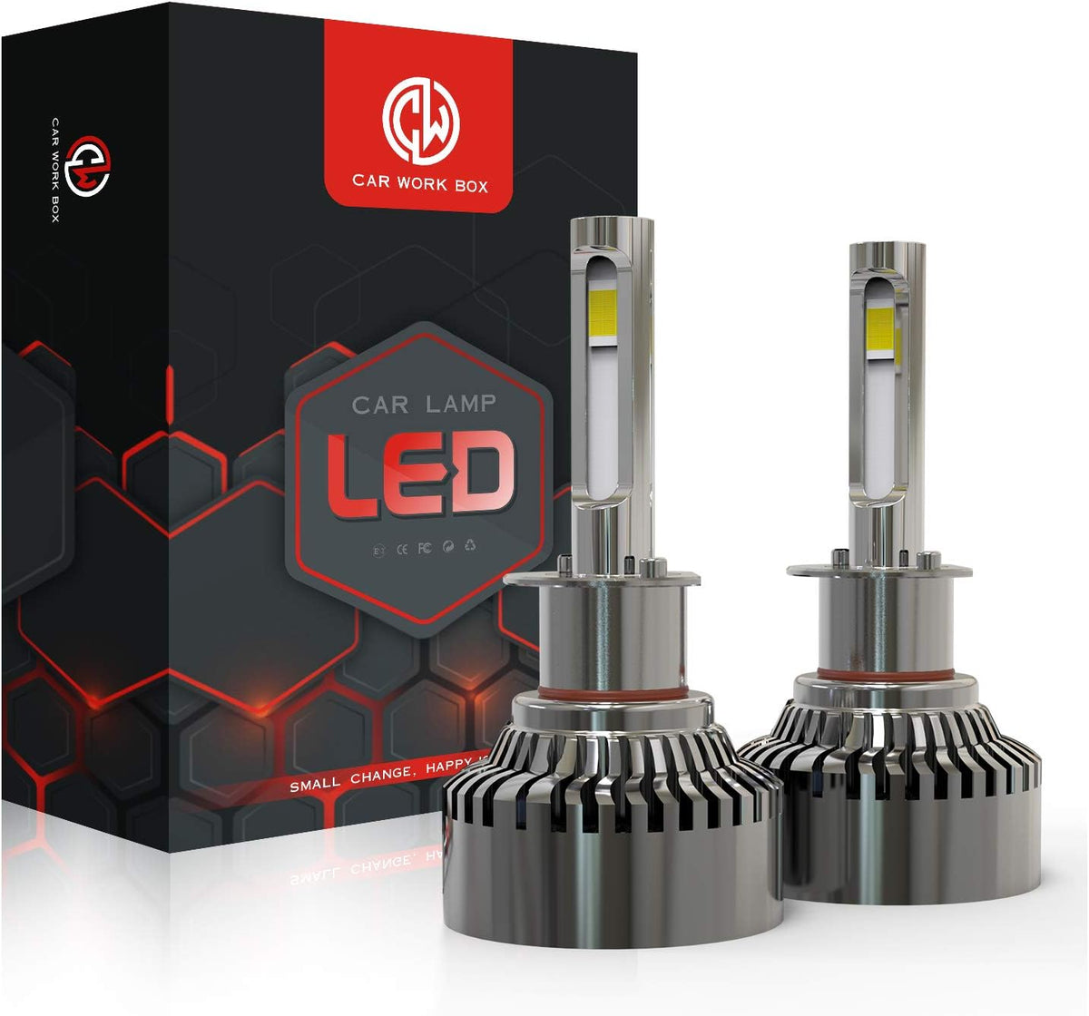 20000LM 120W 6000K LED Headlight Bulbs Pack of 2 A522