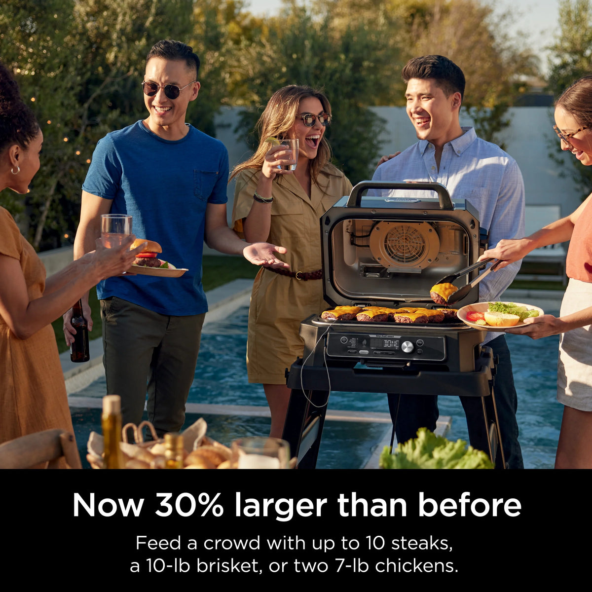 7-in-1 Outdoor Grill & Smoker U334000