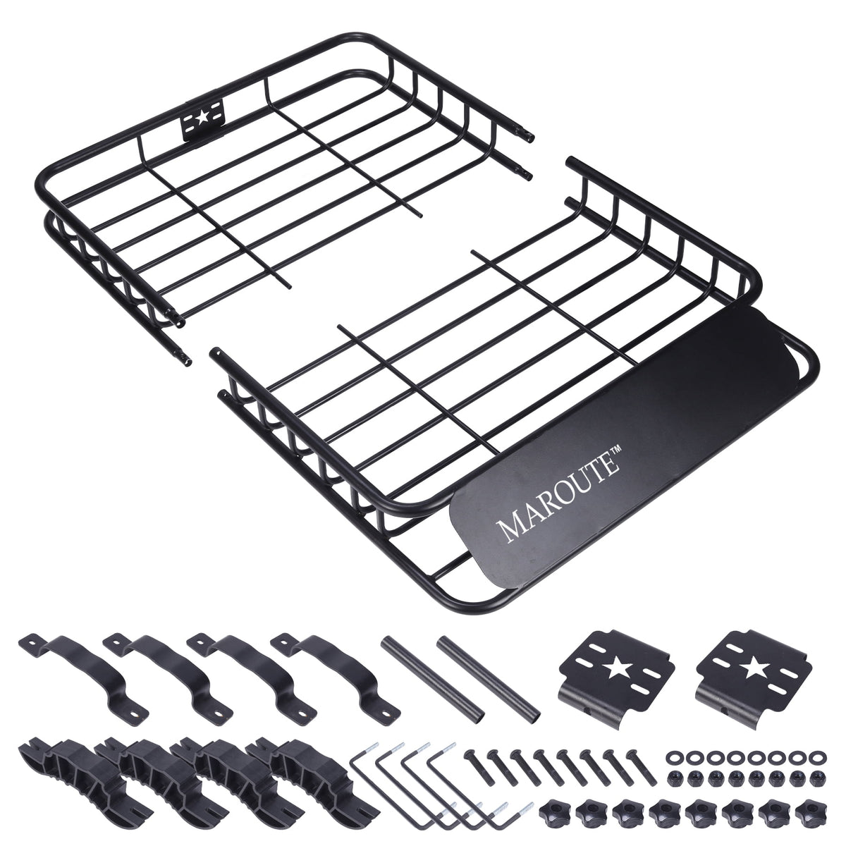 Roof Rack Carrier Basket Universal 51" X 36" X 5" Rooftop Cargo Carrier Basket T16474
