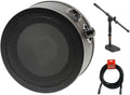 Black Dynamic Capture Mic with Microphone Stand & XLR Cable X92744