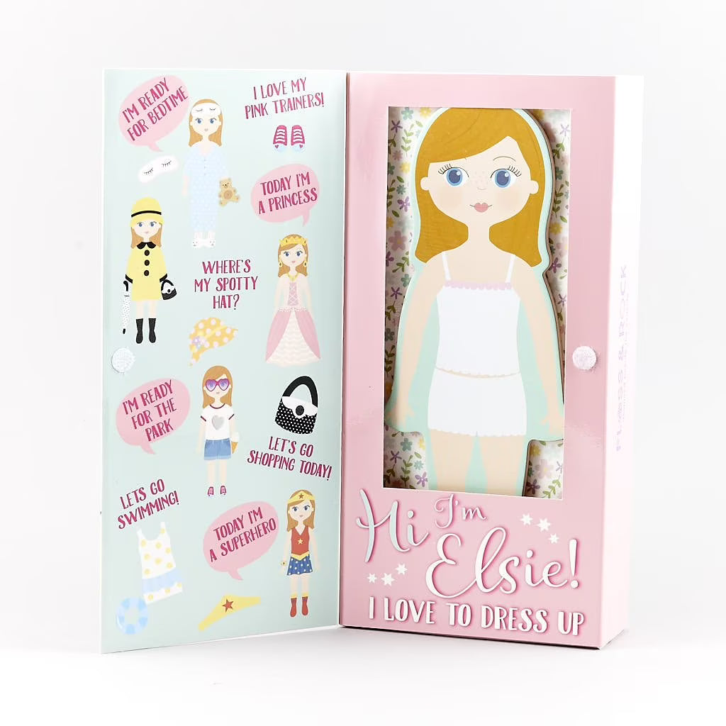 Magnetic Dress Up Wooden Doll N1609