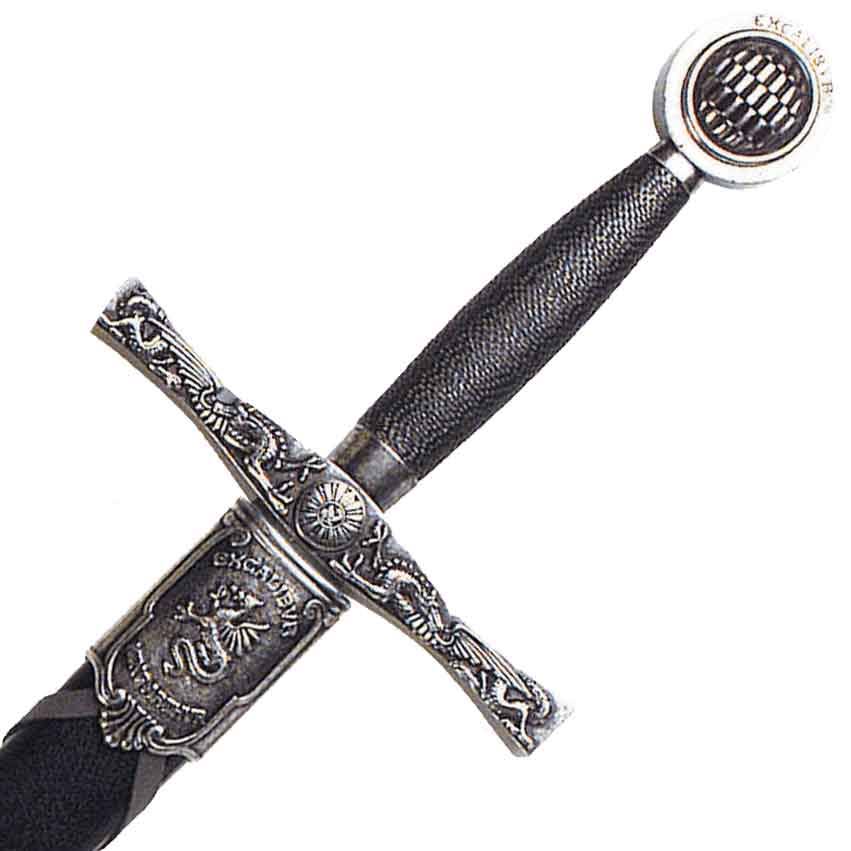 Nickel Excalibur Sword with Scabbard O792408