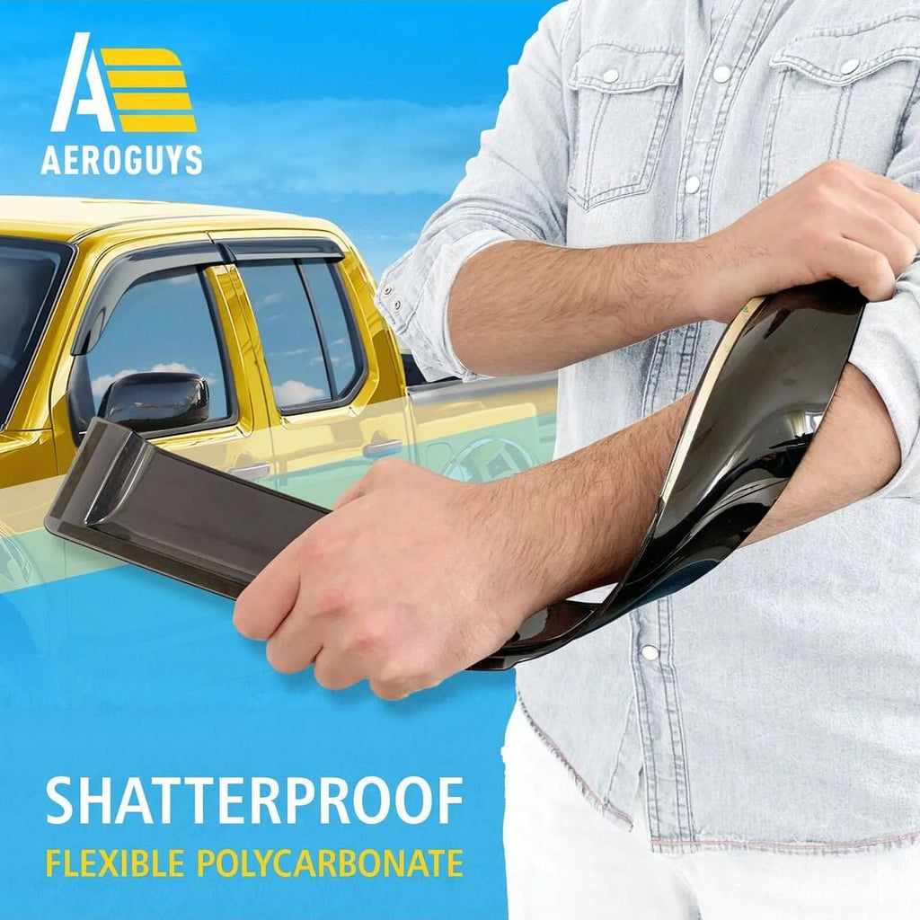 Tape-On Window Deflectors 4pcs R9567