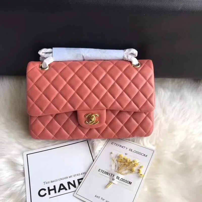 Lambskin Leather Flap Bag H3309